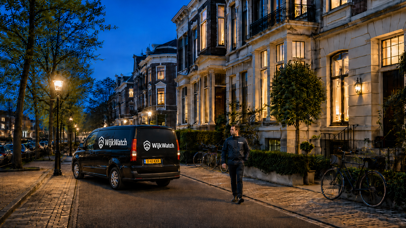 WijkWatch bewakingsauto in Amsterdam-Zuid