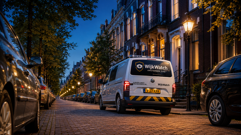 WijkWatch surveillance van in Amsterdam